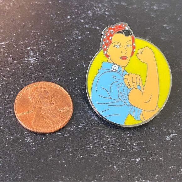 We Can Do It Enamel Pin/ Brooch - Picture 3 of 5